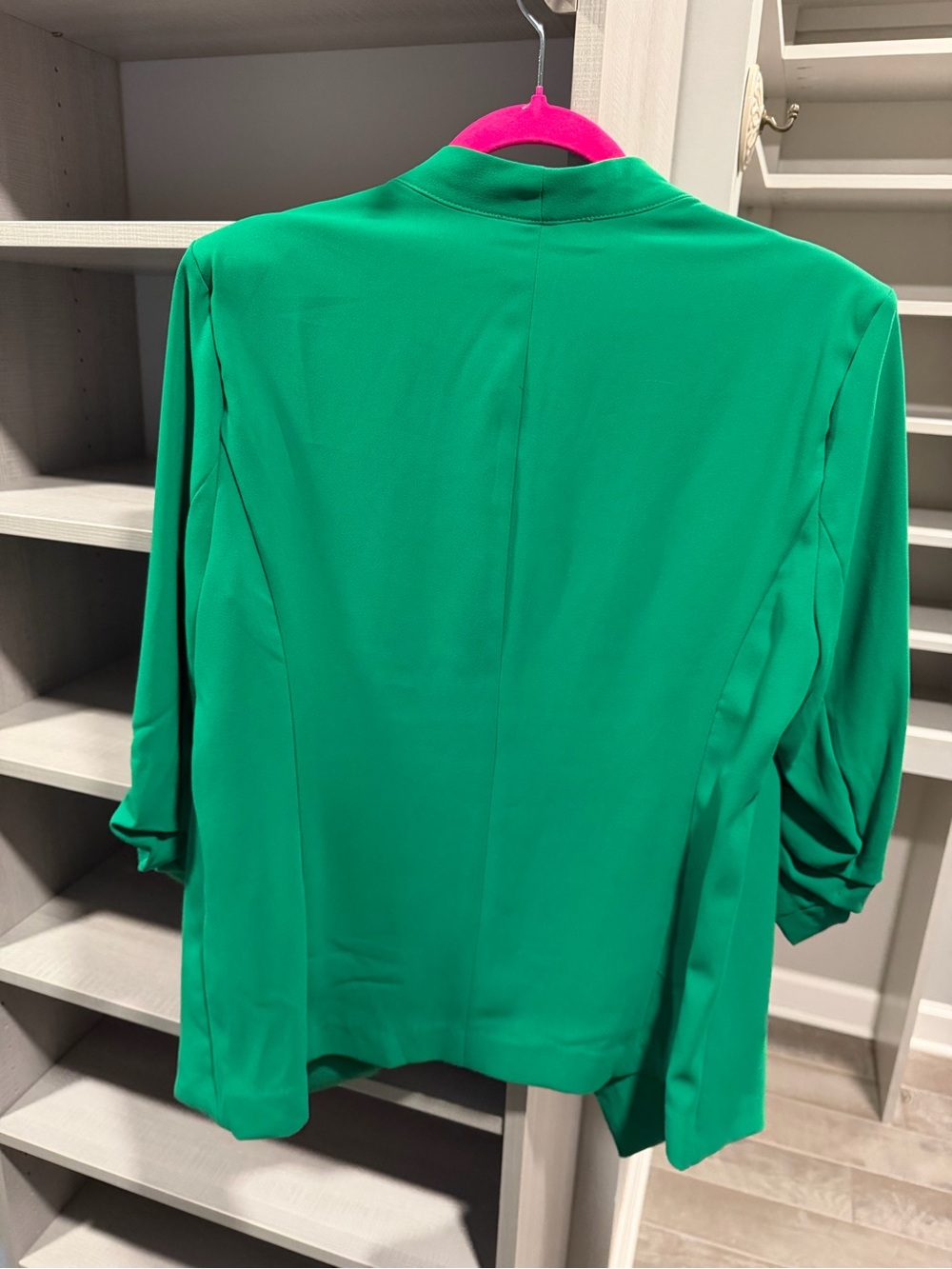 Rachel Zoe Kelly Green Open-Front Blazer - Picture 3 of 3